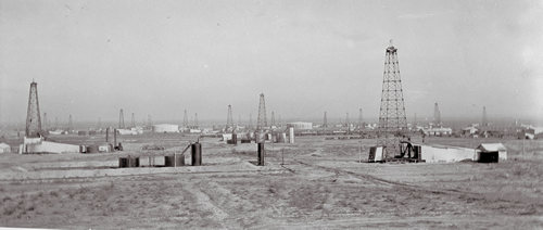 Texon oil field near Best, Texas