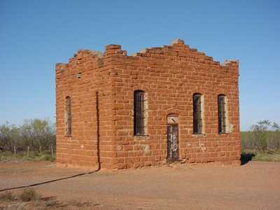 Old jail in Clairemont, Texas