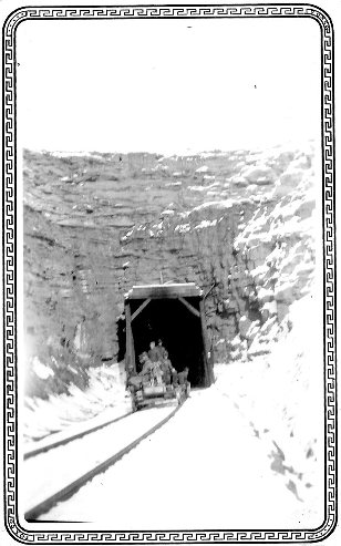 Quitaque Canyon TX - Section Crew entering railraod Tunnel 