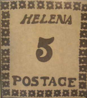 Helena, TX 5 cents postage