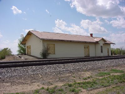 The Panhandle and Santa Fe Railway Depot in Kerrick, Texas
