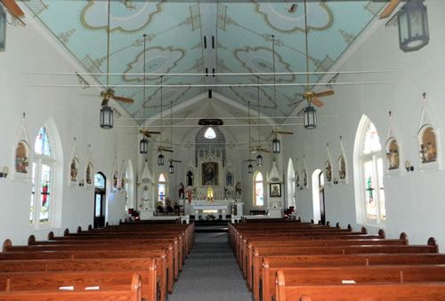 Panna Maria TX Immaculate Conception Church Sanctuary