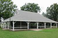 The pavilion in Perry Texas