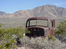 West Texas CR 2810 rusted car