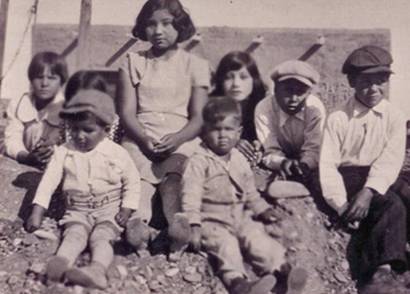 Children in Shafter Texas, 1930s photo