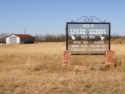 Spade Tx - Site of Spade School