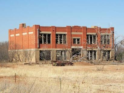 Motley County,  Whiteflat school, Texas