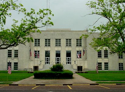 Anahuac, Texas - Chambers County courthouse,