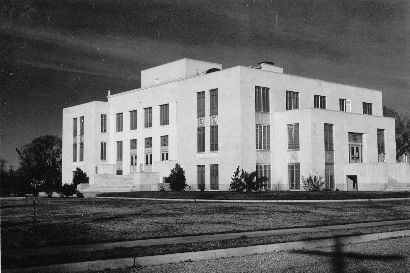 Anahuac TX - Chambers County courthouse vintage photo