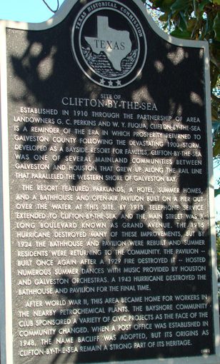Clifton-by-the-Sea Historical Marker