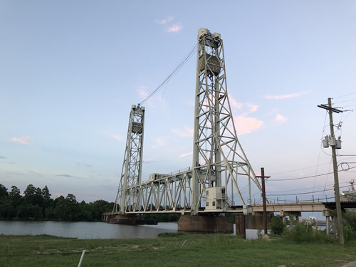 Neches River Railroad Bridge in Beaumont, Texas