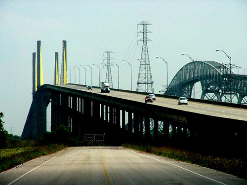 Bridge City Texas Rainbow and  Veteran Bridges