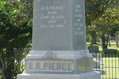 Old Hawley Cemetery Shanghai Pierce  monument base, Hawley Texas