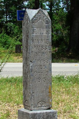 Kohrville TX Cemetery tombstone