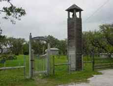 Lamar Cemetery gate and tower