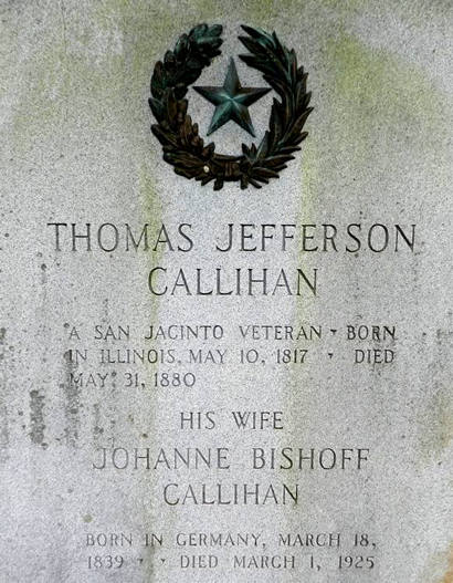 Liverpool Tx - Thomas Jefferson Callihan Centennial