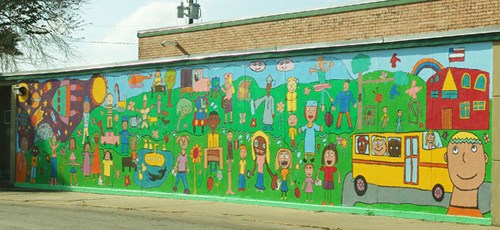Los Fresnos TX Elementary School Mural 