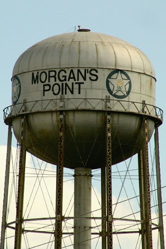 Morgan's Point , Texas water tower