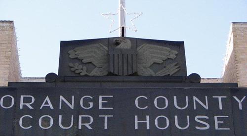 Orange County courthouse eagle, Orange Texas