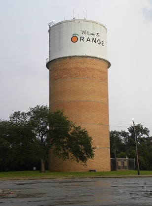 Orange TX - An Unusual Brick-Based Water Tower