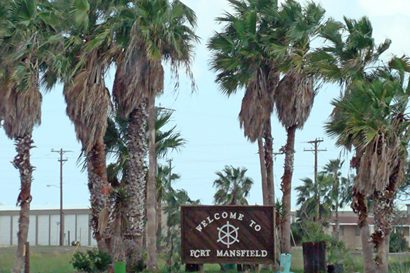 Port Mansfield Texas Welcome sign