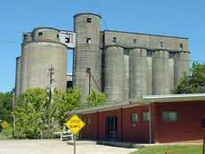 grain elevator in Devers, Texas  