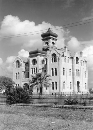 Former Aransas County courthouse Rockport Texas vintage photo