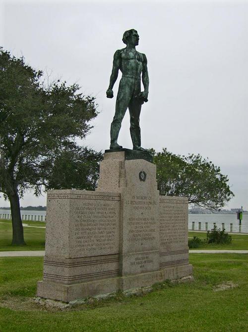 SabinePass TX - Dick Dowling  Centennial Statue