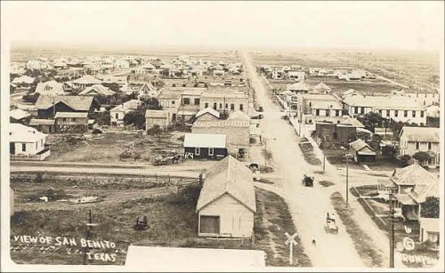 San Benito, Texas - Aerial view 1910