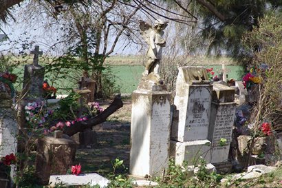 Longoria Cemetery Tombstones Santa Maria TX