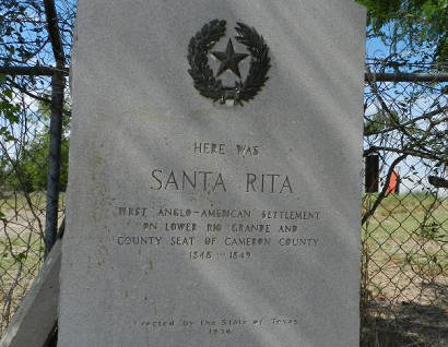 Santa Rita Tx Centennial Marker