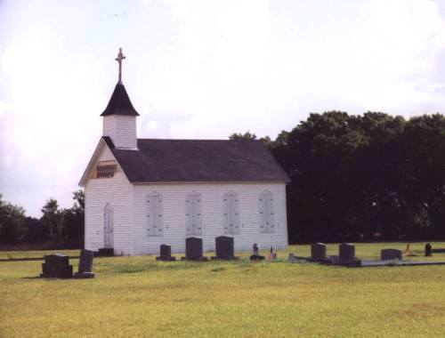 St. Francisville Tx - St. Francis Catholic Church and cemetery