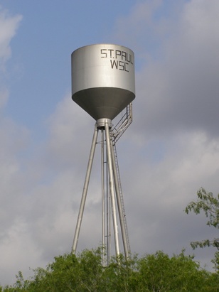 St. Paul, Texas water tower