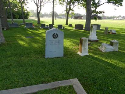 Sweeny TX cemetery - Thomas Jefferson Sweeny  Texas Centennial Marker