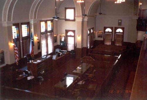 Victoria County district courtroom, Victoria Texas
