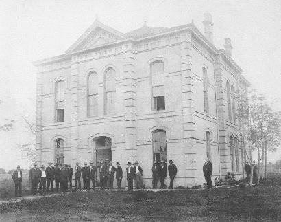 Wallisville Texas - 1886 Chambers County Courthouse