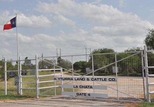 Yturria TX - H.  Yturria land & Cattle Co. , La Chata Gate 4
