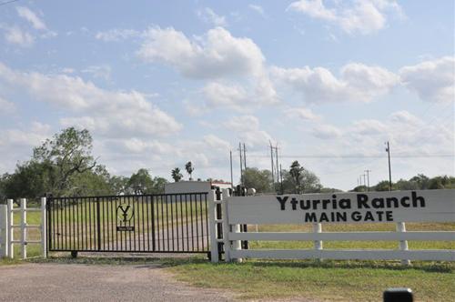 Yturria TX - Yturria Ranch main gate