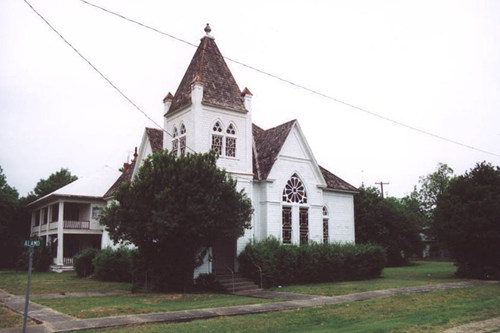A vacant church in Bartlett, Texas