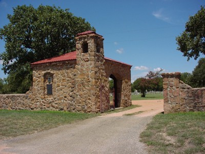 Bluffton, Texas cemetery entrance