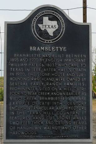 TX - Brambletye Historical Marker