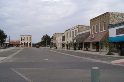 Burnet TX - Evening on Square