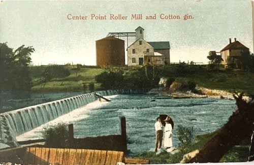 Center Point, TX - Roller Mill, Cotton gin & Guadalupe River