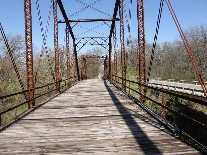 TX - Williamson County Through Truss Bridge on CR366