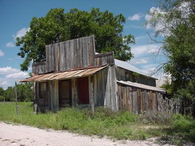 Old store in Cleo, Texas
