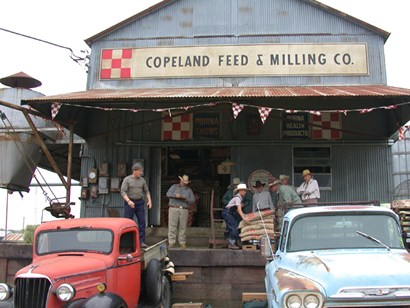 Coupland TX - Copeland Feed & Miling Com Secondhand Lions scene