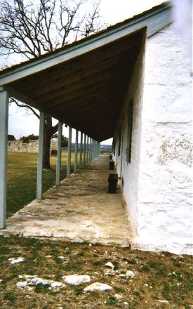 TX Fort McKavett porch