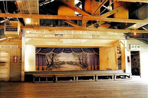 Gruene dance hall interior, Texas