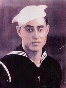 Bernadino Pablo Sanchez in Naval uniform, WWII