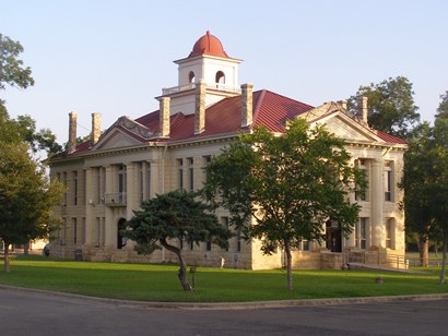 1916 Blanco County Courthouse, Johnson City, Texas today